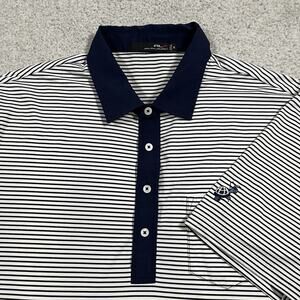 RLX Ralph Lauren Men XL Stripe Loxahatchee Country Club Golf Stretch